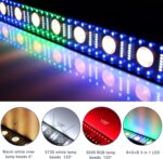 LED Stage Wash Light Bar - 40IN 100W DJ Light Bar 3IN1 RGB LED Strobe Beam Lighting Effects Aluminum Alloy DMX Control Sound Activated Uplights for Events Music Band Live Show Wedding Party - Image 8