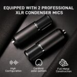 MAONO Podcast Equipment Bundle for 2: Audio Interface Mixer with 2 XLR Condenser Mic Noise Reduction Podcast Streaming MaonoCaster E2 Gen2B - Image 6