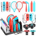 Wii U Interactive Gaming Figures for Switch Sports Accessories Bundle with Organizer Station Compatible with Nintendo Switch/ OLED Console & Joy-con, Storage and Organizer for Switch Sports Games - Image 2