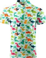Funny Golf Shirts for Men,Mens Hawaiian Shirts Short Sleeve Novelty Crazy Golf Shirts - Image 2