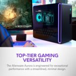 Alienware Aurora Gaming Desktop ACT1250 - Intel Core Ultra 9 285 Processor, Liquid Cooled, NVIDIA GeForce RTX 5080, 32GB DDR5 RAM, 1TB SSD, 1000W Platinum Rated PSU, Win 11 Home - Clear Panel - Image 3