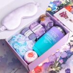 Birthday Gifts for Women, Aoen Unique Spa Relaxation Self Care Gifts for Women Friendship, Best Friend, Mom, Wife, Sister, 8P Purple Get Well Soon Gift Baskets for Christmas, Valentines, Mothers Day - Image 3