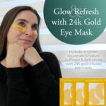 The Early Riser Self Care Kit - Includes Steam Eye Mask, Aromatherapy Shower Steamers, 24K Gold Eye Masks, Eucalyptus Mint Sugar Scrub - Morning Relaxation & Self Care Gifts for Women - Image 6