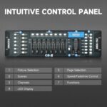 CO-Z LED Stage Lights DMX, 8 pcs 18x3W RGB Par Can Lights Package with DMX Controller Sound Activated Stage Effect Lighting for Party DJ Dance Church Wedding Home Uplighting - Image 6
