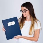 5 Pack of 8.5 ”x11” Pressboard Presentation Binder Folder, Blue Fiberboard Report Cover with Metal Prong Paper Fastener to Neatly Bind Reports, Proposals, Transcripts and Other Documents - Image 7