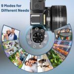 6K Digital Camera for Photography - WiFi 64MP Vlogging Cameras for YouTube with 3" 180° Flip Screen, 16X Digital Zoom Autofocus Vlog Travel Camara with 32GB SD Card, 2 Batteries and Double Charger - Image 6