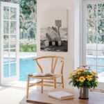 Poster Master Beach Canvas - Woman Reading Book Print - Straw Hat Art - Black and White Photography Wall Design - Vacation Art - Ocean or Beach House Decor - Available in 8x10 to 30x40 - Image 6