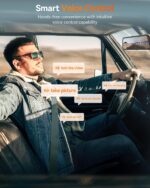 WOLFBOX G900 PRO Mirror Dash Cam with STARVIS 2 IMX678, 12 inches Rear View Mirror Camera with Front 4K and Rear 2.5K, Included 128GB Card, Voice Control, 5.8GHz WiFi, Loop Recording, G-Sensor & GPS - Image 6