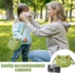Green Frog Crossbody Bag Cute Plush Purse Backpack Kawaii Shoulder Portable Practical Wallet Cartoon Animal Lolita Bag with Chain Strap Send to Children Adults Girls and Women - Image 8
