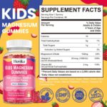 Magnesium Gummies for Kids - Magnesium Citrate + Vitamin B6 & D3 - Great Tasting Kids Magnesium Calm Gummies for Nerve Bone and Muscle Health for Kids Wellness, Vegan Strawberry Flavor 60 Count - Image 4