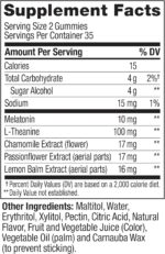 OLLY Max Strength Sleep Gummy, 10mg Melatonin, L-Theanine, Chamomile, Lemon Balm, Sugar Free, Vegetarian Sleep Aid, Strawberry - 50 Count - Image 8