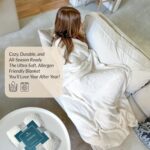 Self Care Gifts for Women 11 Piece, Womens Get Well Gifts for Mom Girlfriend Wife Daughter, Women’s Spa Gifts Baskets With Bath Salts, Oatmeal Soap, Blanket, Encouraging Inspirational Gift Basket - Image 5