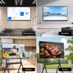 JAV Smart Board, 65'' 4K UHD Interactive Whiteboard, All in One Smartboard for Office, Digital Smart Whiteboard Built in Dual System and 13MP Camera for Classroom (Wall Mount Included) - Image 8