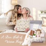 Birthday Gifts for Women, Get Well Soon Self Care Package Box, Sending Hug Baskets Thinking of You Inspirational Gift for New Mom Best Friend Birthday (Ivory) - Image 8