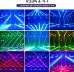 Moving Head Light 6 x 40W RGBW Stage Lighting DJ Lights Beam Spotlight 14/16 CH Wash Light with DMX and Sound Activated for Church Wedding Parties Live Show Bar 6 PCS - Image 4