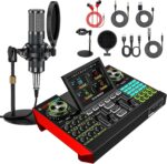 G10 DJ & Podcast Equipment Bundle, Audio Interface with Cardioid Designer P15 Mic for Gamer and All-in-One DJ Mixer, Perfect for Live Streaming, Singing, YouTube, Gaming - Image 2