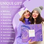 Birthday Gifts for Women - Self Care Gifts Get Well Soon Gifts, Happy Birthday Spa Gift Baskets w/Flannel Blanket 40 OZ Tumbler, Mothers Day Bday Gifts for Mom Wife Sister Best Friend Her Daughter - Image 10