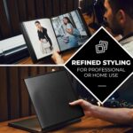 Dunwell Photo Album 8x10 (Black) with Mounting Paper, 8 x 10 Photo & Art Portfolio Presentation Binder, 24 Clear Sleeves Display 48 Pages, Professional Photography Book for Portraits, Artwork - Image 4