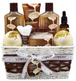 Gifts For Women Gift Basket for Women– 9 Piece Set of Vanilla Coconut Home Spa Set, Includes Fragrant Lotions, Extra Large Bath Bombs, Coconut Oil, Luxurious Bath Towel & More - Image 2