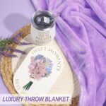 Birthday Gifts for Women, Self Care Gifts for Women, Relaxing Spa Gifts Basket Care Package w/Flannel Blanket, Mothers Day Gifts for Mom Her Best Friend Grandma Sister Wife (Purple) - Image 5