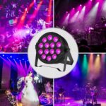 U`King Stage Lights, 8 Pack LED Par Lights RGBW DJ Stage Lighting 14x6W Uplights for Events by Sound Activated and DMX Control for Wedding Church Live Show Disco Halloween Christmas Parties - Image 4
