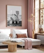 Poster Master Woman Reading Book Print - Beach Poster - Vacation Art - Black and White Photography Wall Design - Straw Hat Art - Ocean or Beach House Coastal Decor - 8x10 UNFRAMED Wall Art - Image 7