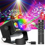 Party Lights, DJ Disco Light Disco Ball Light Sound Activated Strobe Stage Lights for Parties Birthday Christmas Gift Wedding Karaoke KTV Bar Club Pub Dance Home Room Halloween Decorations - Image 2
