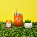 Sunny&Wise Orange Themed Gift Baskets for Women - Designed in USA - Care Package, Self Care Gifts, Get Well Soon, Thinking of You - Image 5