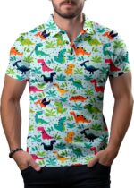 Funny Golf Shirts for Men,Mens Hawaiian Shirts Short Sleeve Novelty Crazy Golf Shirts - Image 4