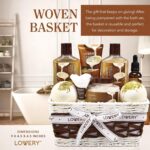 Gifts For Women Gift Basket for Women– 9 Piece Set of Vanilla Coconut Home Spa Set, Includes Fragrant Lotions, Extra Large Bath Bombs, Coconut Oil, Luxurious Bath Towel & More - Image 10