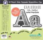 Barker Creek 234-Piece Chalkboard Letter Pop-Outs, Multicolor 4” Letters, Numbers & Punctuation Marks for Classrooms, Offices, Presentations, Home and More (1725) - Image 2