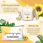Birthday Gifts for Women, 12pcs Sunflower Self-Care Package, Sending Sunshine Get Well Gifts for Women, After Surgery Recovery Gifts, Thinking Of You Relaxing Spa Basket for Her Sister Mom Friends - Image 5