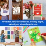 50 Pcs Color Poster Board Paper 11x14, ROOKEA Vision Boards Bulk 230 Gsm Thick Blank Smart Posterboard Card for School Arts Craft Classroom Projects Drawing Scrapbooking Graphic - Image 7