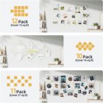 Large Cork Board for Wall 36" x 48" Ivory Bulletin Board with Safe Removable Adhesive Squares for Pictures Photos, Alternative CorkBoard Felt Pin Boards Tiles for Office Classroom Wall Decor - 12 Pack - Image 7
