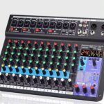 Dj Console Micfuns Stage Audio 12 Channel 48v Mixer With Usb Computer Bluetooth Built-In Digital Effect Mixer For Music Recording Studio Live Stage Yoube Tiktok - Image 7