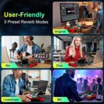 G10 DJ & Podcast Equipment Bundle, Audio Interface with Cardioid Designer P15 Mic for Gamer and All-in-One DJ Mixer, Perfect for Live Streaming, Singing, YouTube, Gaming - Image 5