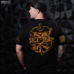 Grunt Style Ghost Pirate USN Men's T-Shirt - Image 5