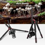 NEEWER 73.6" Horizontal Tripod with Multi Angle Center Column, Ball Head & Central Axis Platform, Heavy Duty Aluminum Camera Tripod Monopod 360° Pan 180° Tilt for Overhead/Macro Shots, Max Load 22lb - Image 8