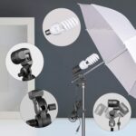 EMART Umbrella Photography Lighting Kit, 200/700W Bulbs, Soft Light Continuous Photographic Reflector Set for Portrait Studio Video Recording, Filming, Podcast - Image 3