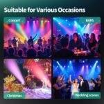 Stage Lights with Sound Activated & DMX Control, 8 Pack 18x3 W LED Par Lights, Versatile DJ Light for Stage Uplighting, Wedding, Party Events, Clubs,Music Shows & Holiday Decorations - Image 8