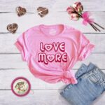 Womens Valentines Shirts Cute Heart T Shirts Funny Valentines Day Tees for Ladies - Image 4
