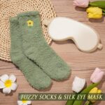 Birthday Gifts for Women Self Care Gifts, Vanilla Coconut Relaxing Spa Gifts Basket Bath Set Get Well Gifts Care Package Mothers Day Gifts for Mom Her Women Sister Friend Wife Grandma w/ Blanket - Image 9