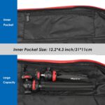 MagicLine Tripod Carrying Case Bag 41x7.9x7.9inch, with 2 Outer Pockets+1 Inner Pocket+3 Inner Compartments, Padded Carry Case for Light Stands,Mic Stands,Tripods,Monopods - Image 8