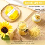 Birthday Gifts for Women, 12pcs Sunflower Self-Care Package, Sending Sunshine Get Well Gifts for Women, After Surgery Recovery Gifts, Thinking Of You Relaxing Spa Basket for Her Sister Mom Friends - Image 6