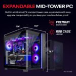 Skytech King 95 Gaming PC Desktop, Ryzen 7 9700X 3.8 GHz (5.5GHz Turbo), NVIDIA RTX 5070 12GB, 1TB Gen4 NVMe SSD, 32GB DDR5 RAM 6000 RGB, 850W Gold PSU, 360mm ARGB AIO, Wi-Fi, Win 11 - Image 8