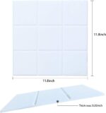 Large Cork Board Felt Board Tiles for Walls with 30 Push Pins, 11.8"x11.8" Pack of 6 Pin Board Notice Boards for Home Office Kitchen, Bulletin Board Wall Tiles for Photos Memos - Image 7