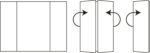 Pacon Extra Fold Presentation Board, White, 48"x36" - Image 4