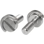 3PCS 1/4-20 Thread D-Ring Stainless Steel Camera Fixing Screws, D Shaft Quick Release Plate Mounting Screw for Camera Tripod Monopod QR Plate - Image 6