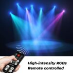 MUSYSIC LED Light Show Kit–, 4 Par Powerhouse GigBar for Parties-Lighting Package with Light Stand-LED Bar & Party Shining, Floor Stand, Concerts & Stage- | DJ Lighting and Spotlight- - MU-L31A - Image 4