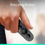 Logitech Wireless Presenter R500s, PowerPoint Clicker with Laser Pointer, Wireless Presentation Clicker Remote - Image 4